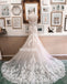 Gorgeous Spaghetti Strap Mermaid Tulle Long Wedding Dresses WDH015