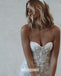 Floral Prints Sweetheart Mermaid Lace Long Bridal Dresses WDH035