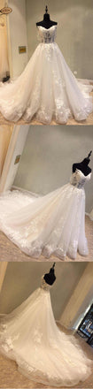 Online Popular Elegant Long Cheap Bridal Wedding Dress, WG684
