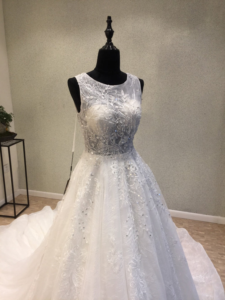 Charming On Sale A Line Popular Bridal Long Wedding Dresses, WG1243 - Wish Gown