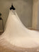 Affordable Off the Shoulder Charming Long Wedding Dresses, WG1236 - Wish Gown