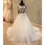 Long Sleeves Popular Applique Tulle Long Cheap Bridal Wedding Dress, WG696